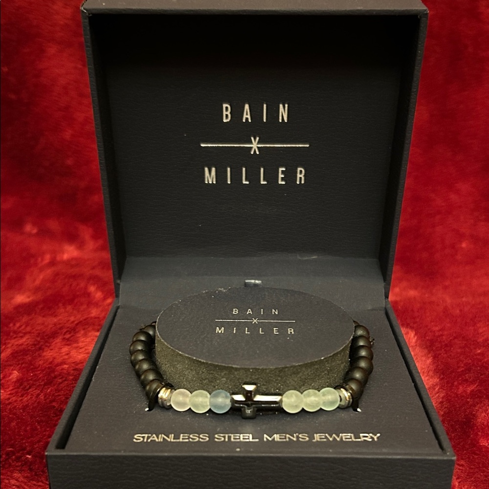 Black and Gray Men's Bracelet